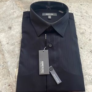 Kenneth Cole men’s black dress shirt (xl)